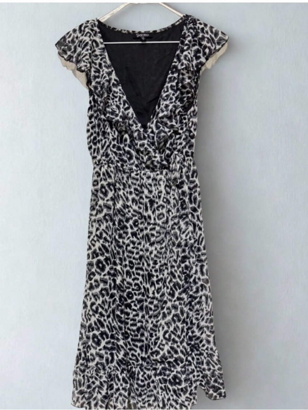 Leopard Print Wrap Dress Size Large New Without Tags by Sapogee NWOT